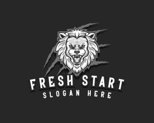 Scratch - Wild Lion Scratch logo design