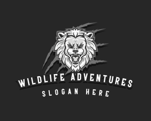 Wild Lion Scratch logo design