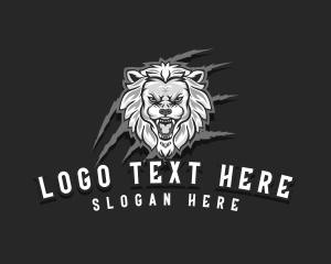 Wild Lion Scratch Logo