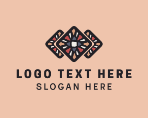 Installation - Random Tile Flooring logo design
