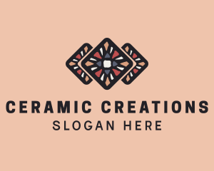 Ceramic - Random Tile Flooring logo design