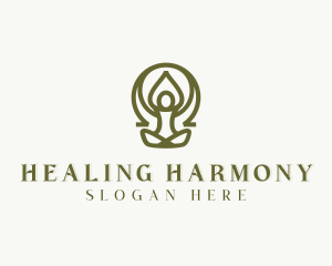 Mindfulness Yoga Healing logo design