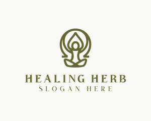 Mindfulness Yoga Healing logo design