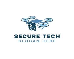 Security - Drone Security Camera logo design