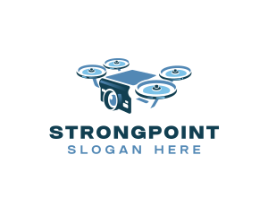 Video - Drone Security Camera logo design
