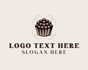Second Hand - Sweet Cupcake Muffin logo design