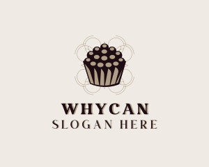 Sweet Cupcake Muffin Logo