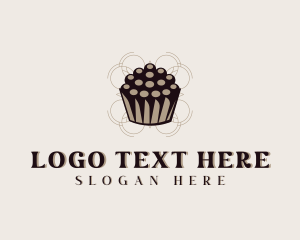 Pastry Cupcake Muffin Logo