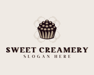 Pastry Cupcake Muffin logo design