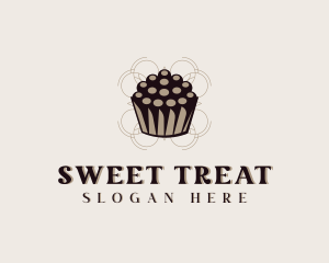 Pastry Cupcake Muffin logo design