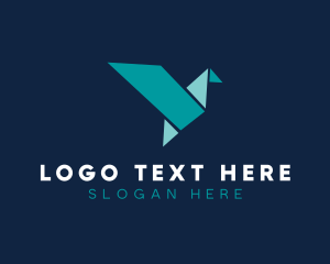 Origami Bird logo design