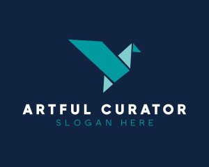 Origami Bird logo design