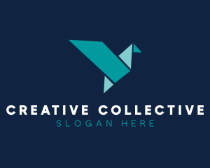 Origami Bird logo design