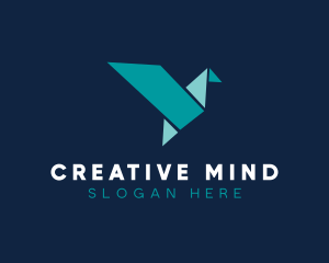 Origami Bird logo design