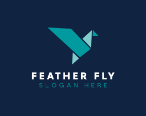 Origami Bird logo design