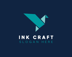 Origami Bird logo design