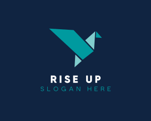 Origami Bird logo design