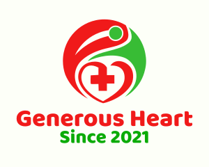 Healthcare Human Heart  logo design