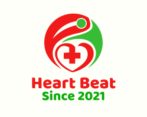 Healthcare Human Heart  logo design