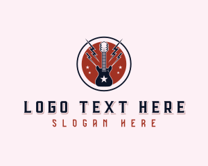 Sign Of The Horns - Rock Band Music logo design