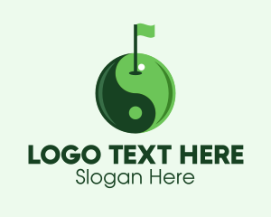 Sports Channel - Yin Yang Golf logo design