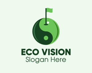 Yin Yang Golf logo design