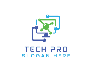 Pc - Tech Computer Programming logo design