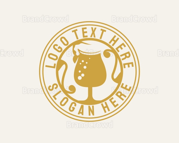 Golden Beer Glassware Logo