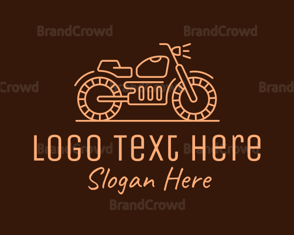 Cool Vintage Motorcycle Motorbike Logo