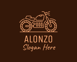 Cool Vintage Motorcycle Motorbike logo design