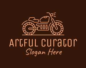 Cool Vintage Motorcycle Motorbike logo design