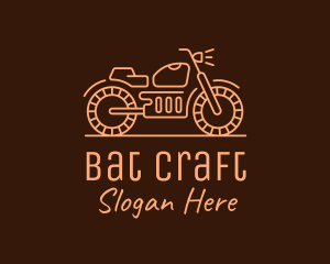 Cool Vintage Motorcycle Motorbike logo design