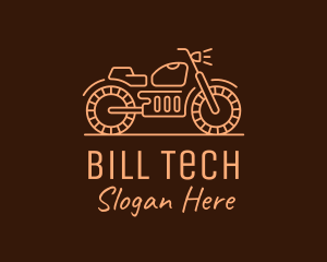 Cool Vintage Motorcycle Motorbike logo design