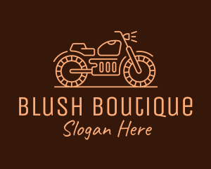 Cool Vintage Motorcycle Motorbike logo design