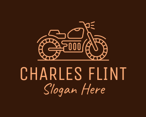 Cool Vintage Motorcycle Motorbike logo design