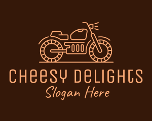 Cool Vintage Motorcycle Motorbike logo design