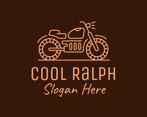 Cool Vintage Motorcycle Motorbike logo design