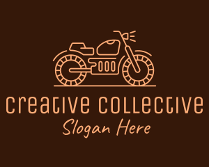 Cool Vintage Motorcycle Motorbike logo design