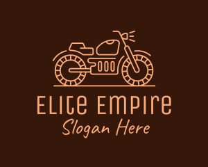 Cool Vintage Motorcycle Motorbike logo design