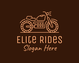 Cool Vintage Motorcycle Motorbike logo design