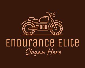 Cool Vintage Motorcycle Motorbike logo design