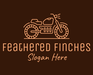 Cool Vintage Motorcycle Motorbike logo design