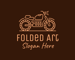 Cool Vintage Motorcycle Motorbike logo design