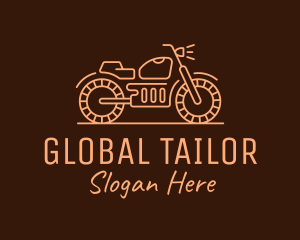 Cool Vintage Motorcycle Motorbike logo design