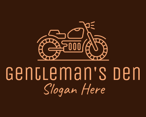 Cool Vintage Motorcycle Motorbike logo design