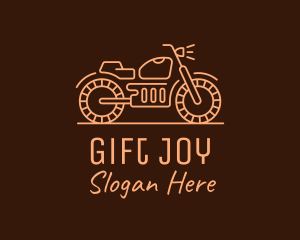 Cool Vintage Motorcycle Motorbike logo design