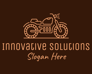 Cool Vintage Motorcycle Motorbike logo design