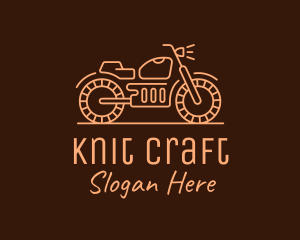 Cool Vintage Motorcycle Motorbike logo design