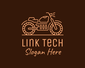 Cool Vintage Motorcycle Motorbike logo design