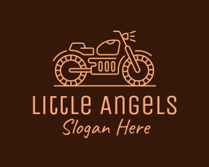 Cool Vintage Motorcycle Motorbike logo design